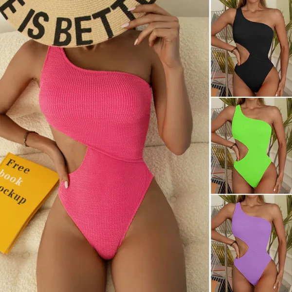 Classic One-Piece Swimsuit with Sleek Silhouette
