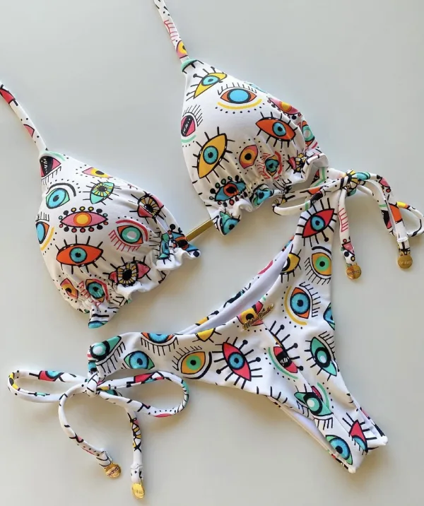 Floral Print Two-Piece Bikini Set