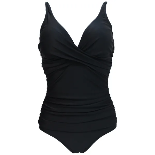 Triangle One-Piece Swimsuit with Adjustable Straps