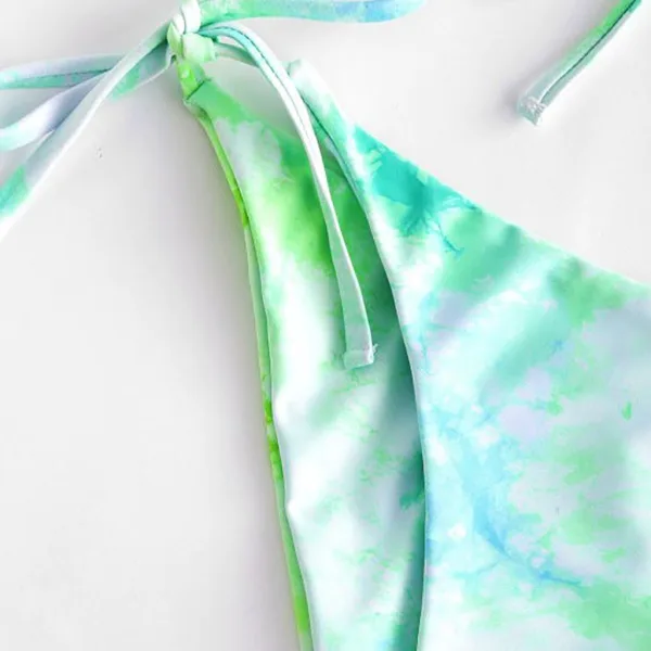 Floral Three-Piece Bikini Set