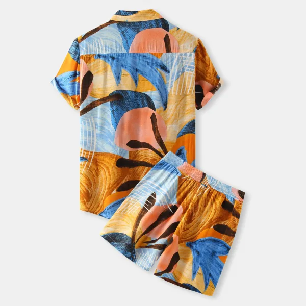 Coastal Breeze Short Sleeve Two-Piece Set