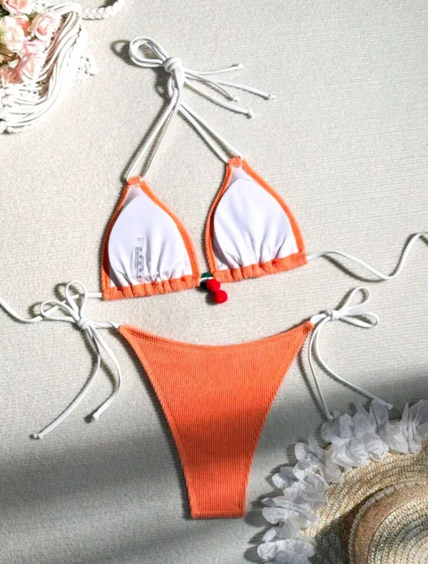 Minimalist Solid Bikini Set