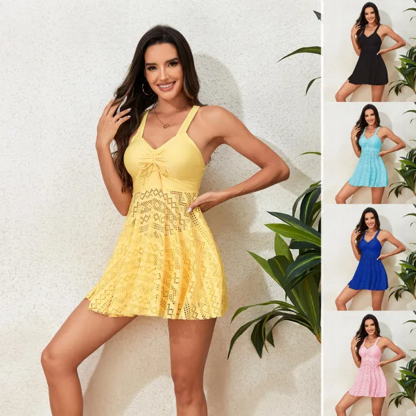 Split-Skirt Two-Piece Bikini Set