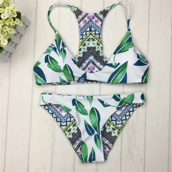 Emerald Halter Brazilian Bikini Set
