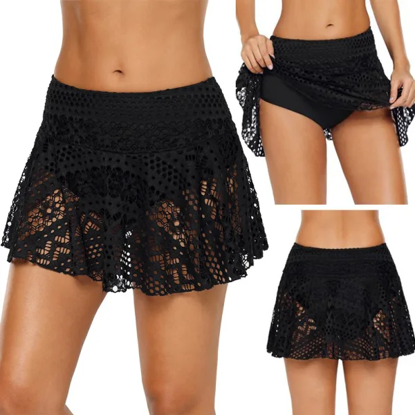 Lace Detail Swim Shorts