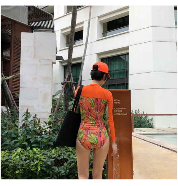 Long-Sleeve Surf One-Piece with UV Protection