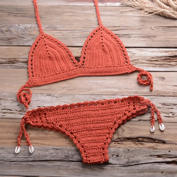 Minimalist Woven Bikini Set
