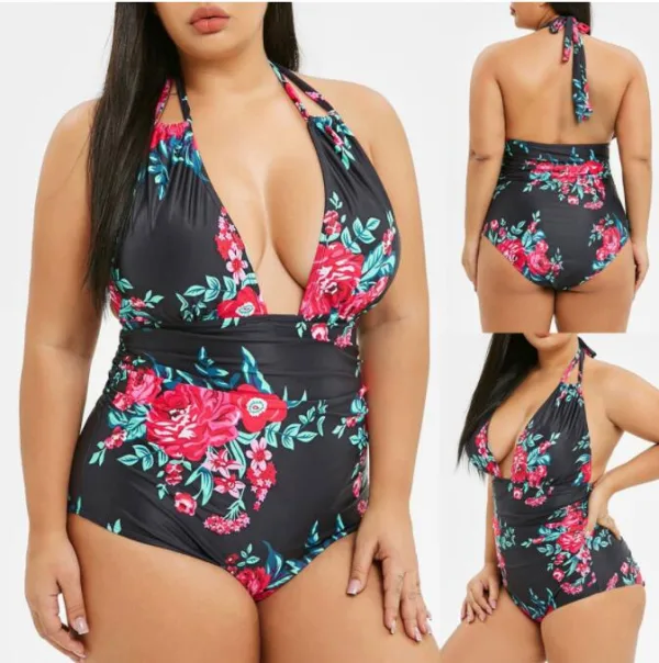 Classic Printed One-Piece Swimsuit