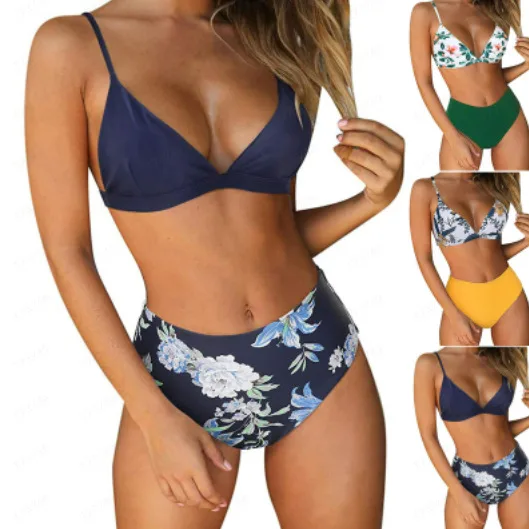 Gradient Print Bikini Set