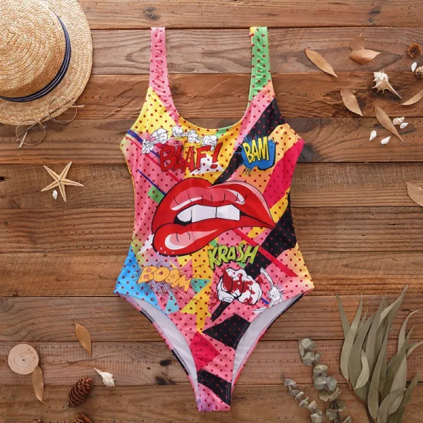 Coastal Printed One-Piece Swimsuit