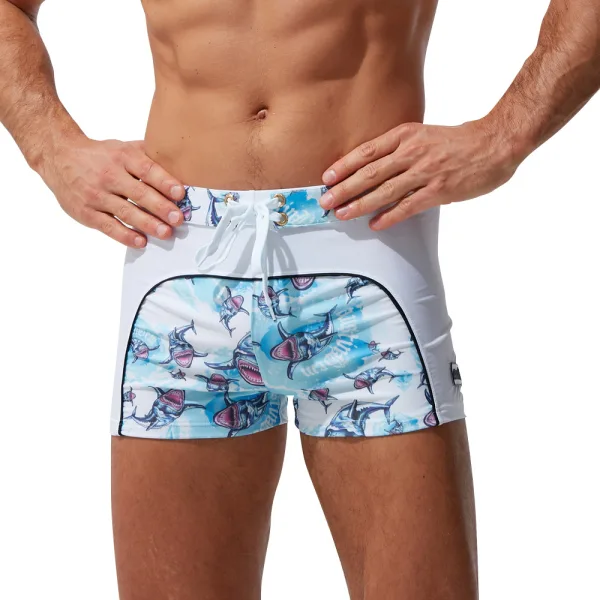 Floral Print Beach Shorts