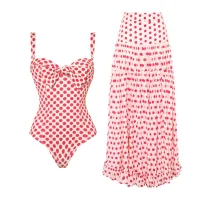 Pink Jumpsuit Umbrella Skirt