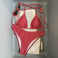 White Dots On Red Background