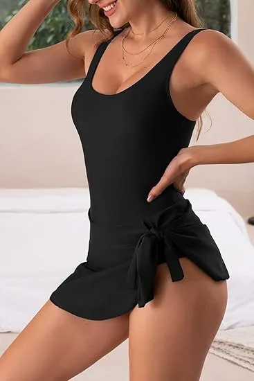 Printed Slim-Fit One-Piece Swimsuit