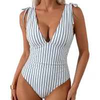 Peacock Blue Stripe
