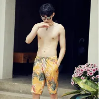 Men'S Yellow Beach Pants