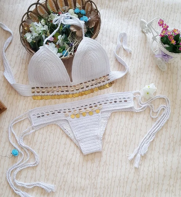 Aurelia Crochet Bikini Set