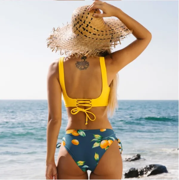 Sun-Kissed Yellow Bikini Set