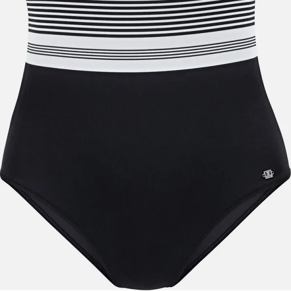 Classic Striped One-Piece Swimsuit