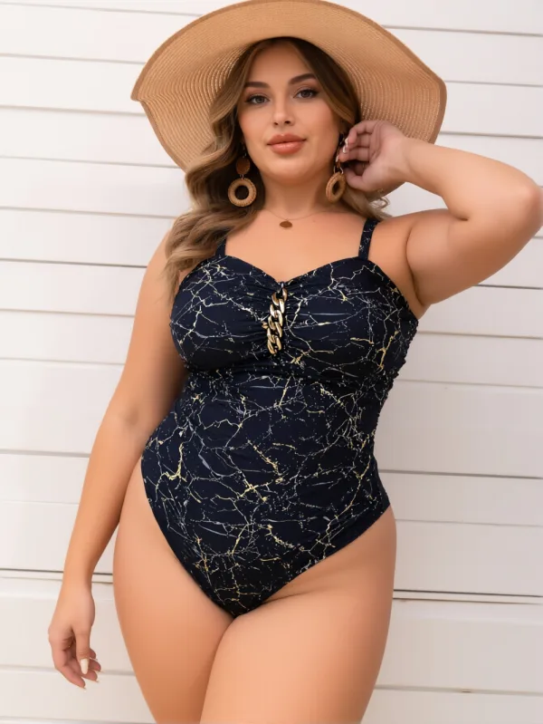 Classic One-Piece Swimsuit in Extended Sizing