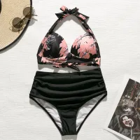 Retro Flower Black