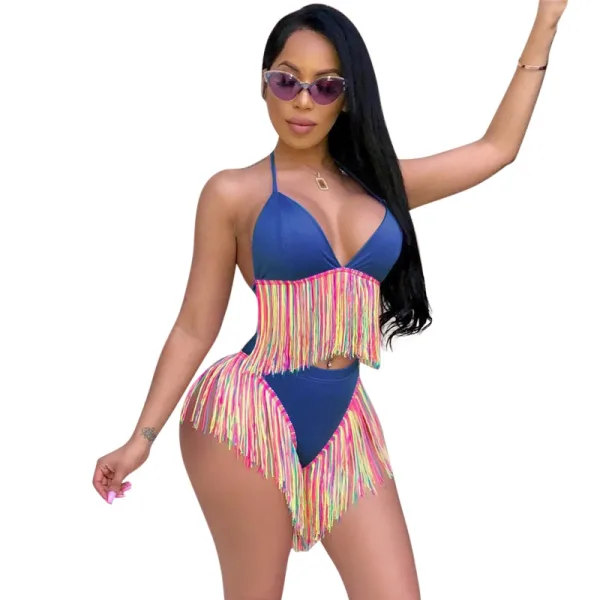 Fringed Two-Piece Bikini Set