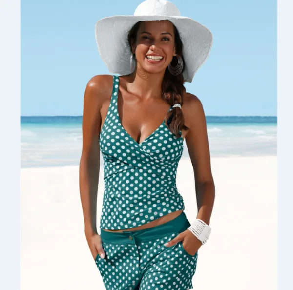 Polka Dot One-Piece Swimsuit