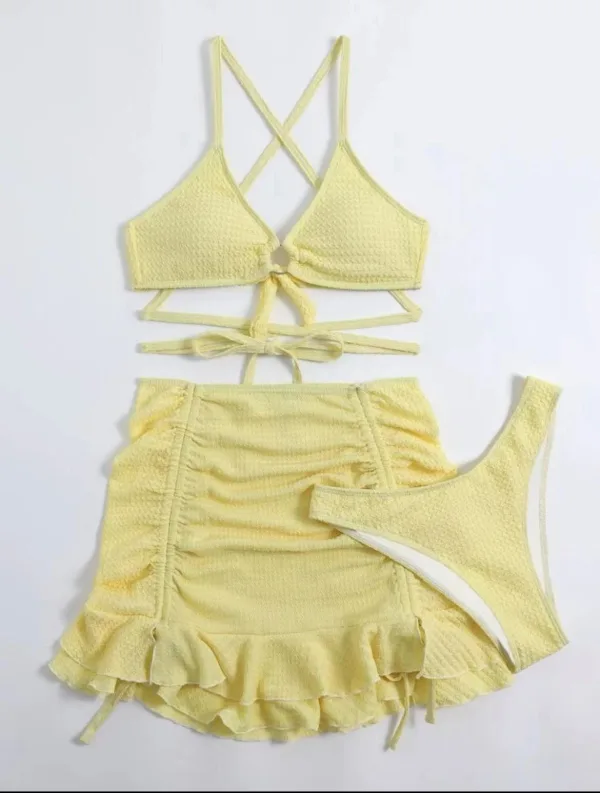 Essential Three-Piece Bikini Set