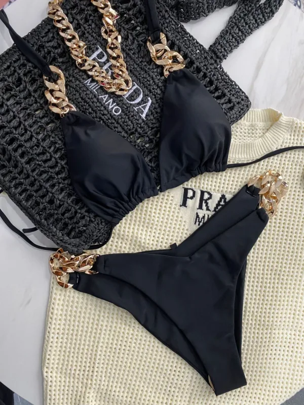 Classic One-Piece Swimsuit with Supportive Chest Pads