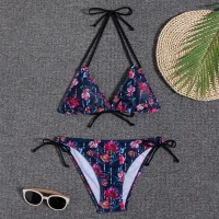 Blue And Pink Floral