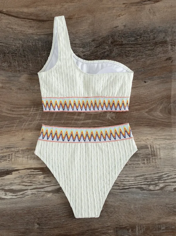 Split High-Waist Bikini Set