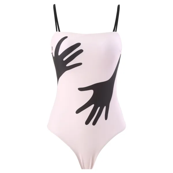 Serene Tulle Overlay Two-Piece Swim Set