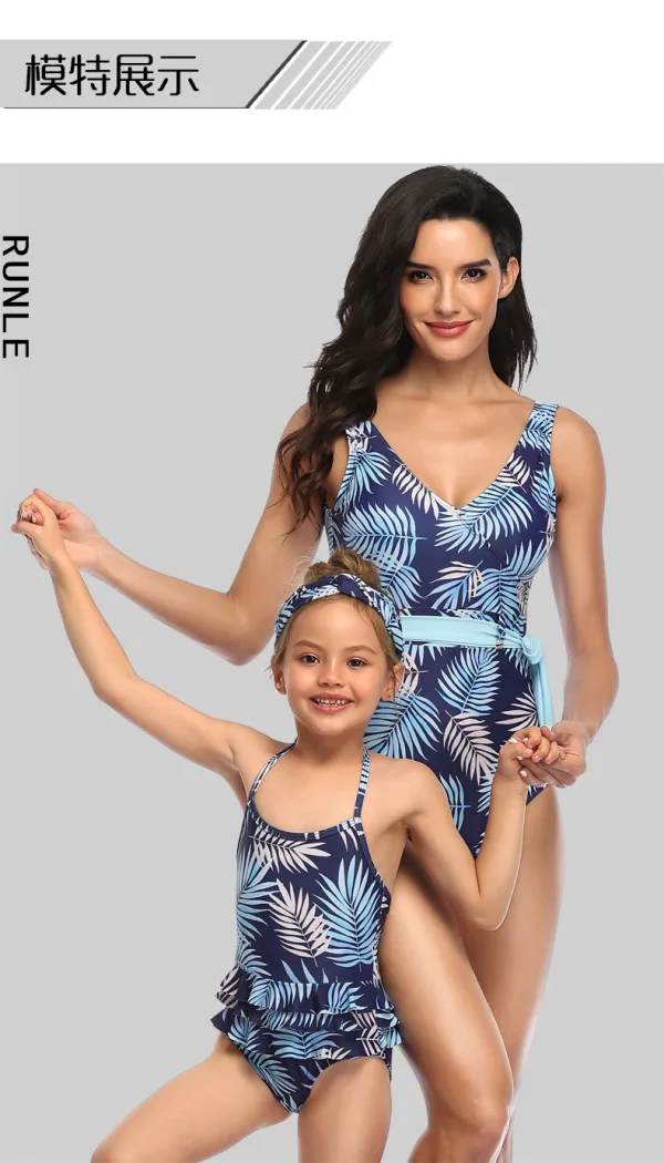 Botanical Print One-Piece Swimsuit