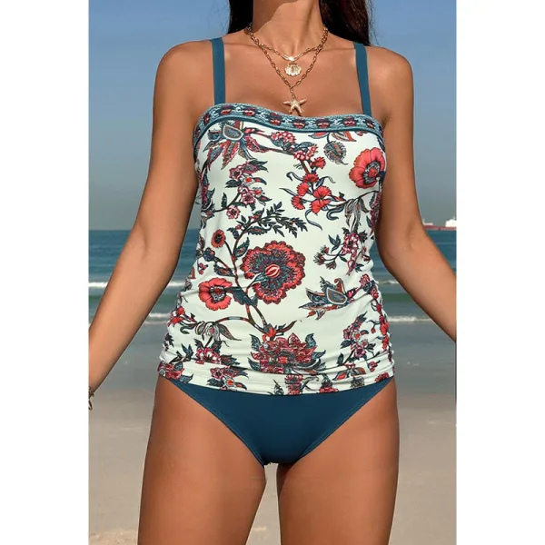 Floral Print Bikini Two-Piece Set