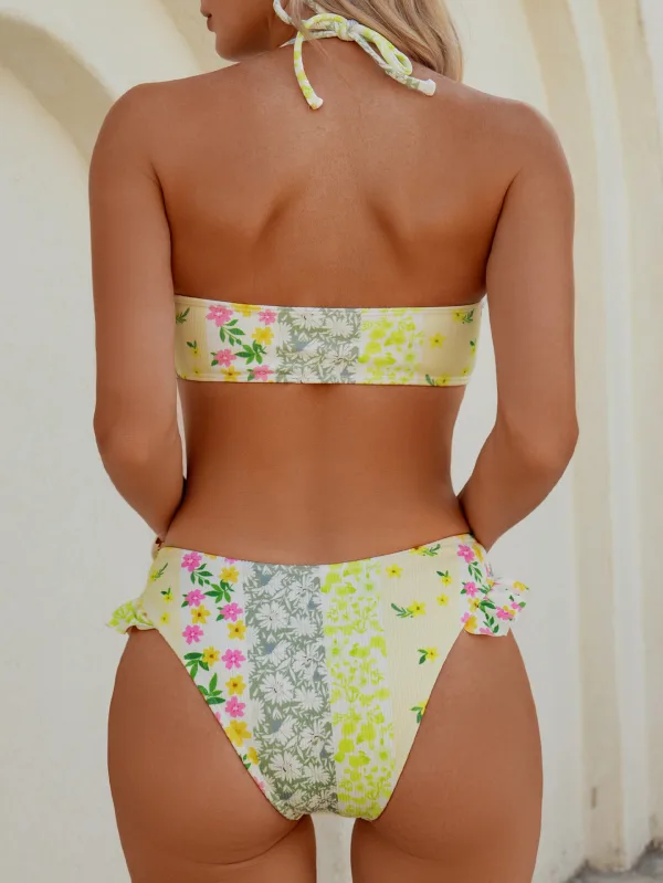 Sun-Kissed Floral Two-Piece Bikini