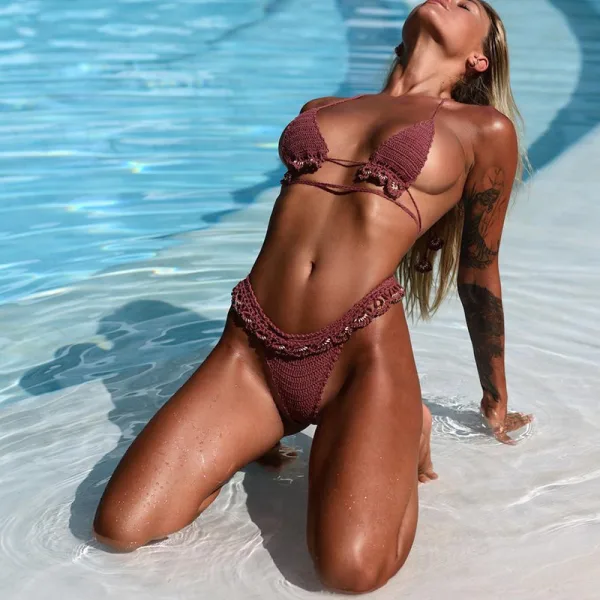 Minimalist Split Bikini Set