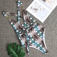 Snake Print One Piece