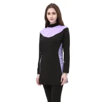 Black With Purple