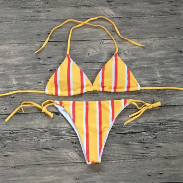 Coastal Stripe Bikini Set