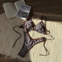 Brown Leopard Printed