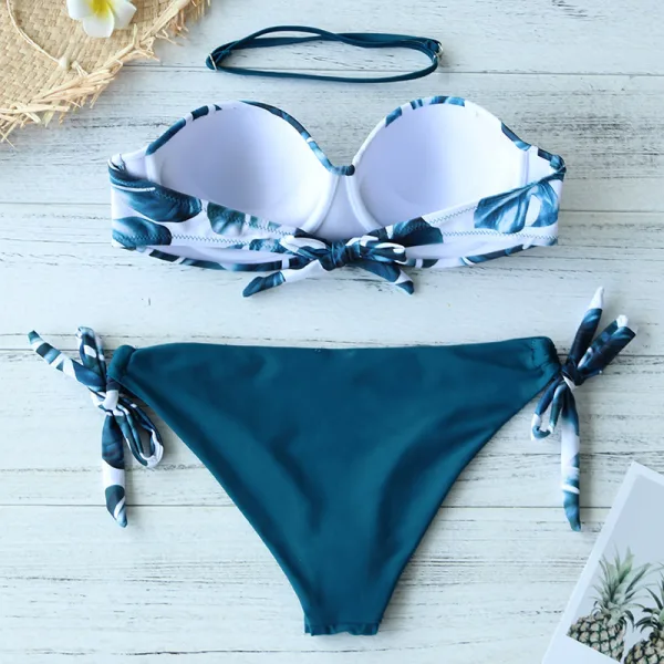 Push-Up Bikini Set with Classic Silhouette