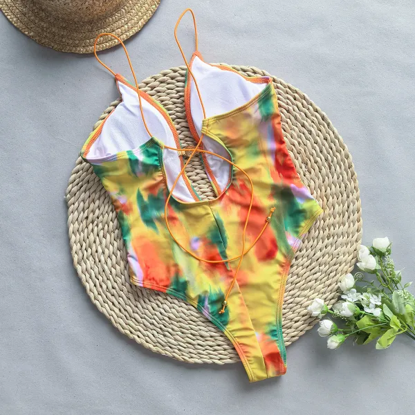 One-Piece Swimsuit with Sleek Silhouette