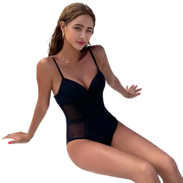 Classic High-Waist Bikini with Underwire Support