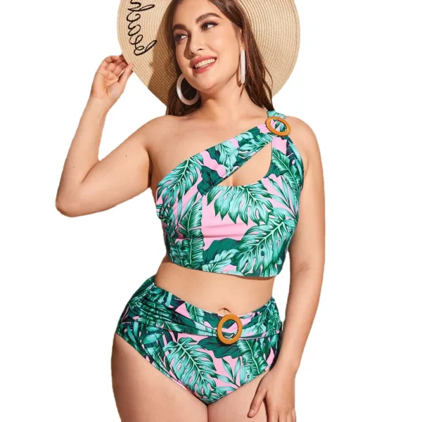 Verdant Print Two-Piece Bikini Set