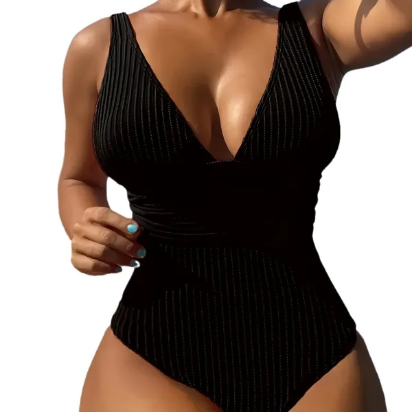 Classic Scoop-Neck One-Piece Swimsuit