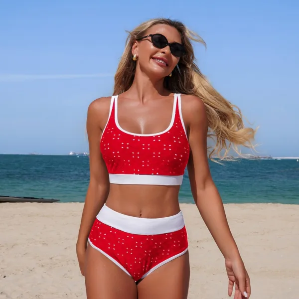 Coastal Cutout Two-Piece Bikini Set