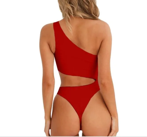 Luna Asymmetric One-Shoulder Cut-Out One-Piece Swimsuit