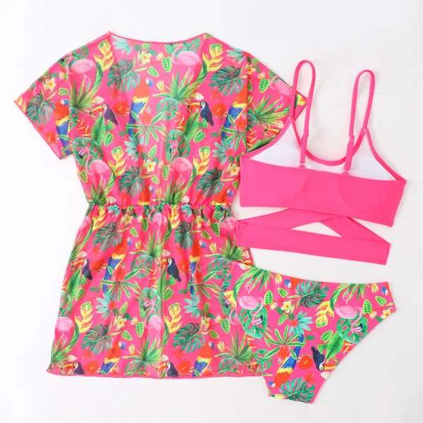Floral Print Two-Piece Bikini Set