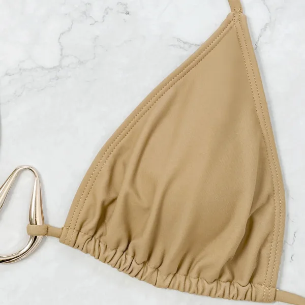 Tethered Two-Piece Bikini With Metal Accents