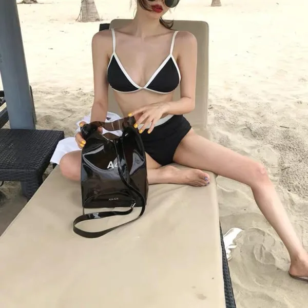 Minimalist High-Waist Bikini Set